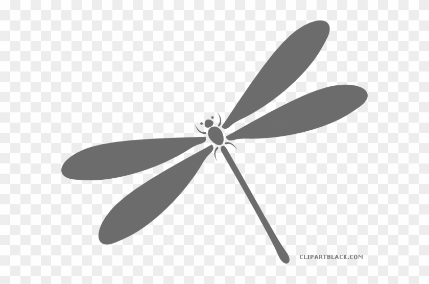 Amazing Dragonfly Animal Free Black White Clipart Images - Dragonfly Clipart Blue #649601