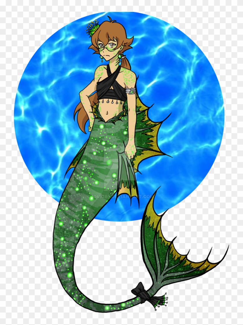 Sorry For The Double Posts I Forgot The Green Skin - Mermaid Pidge Voltron #649638