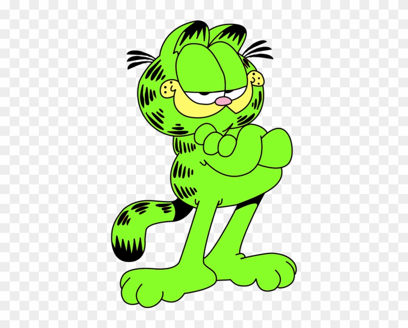 Vector Garfield By Ilhajaot-green - Garfield Love Me Feed Me #649774