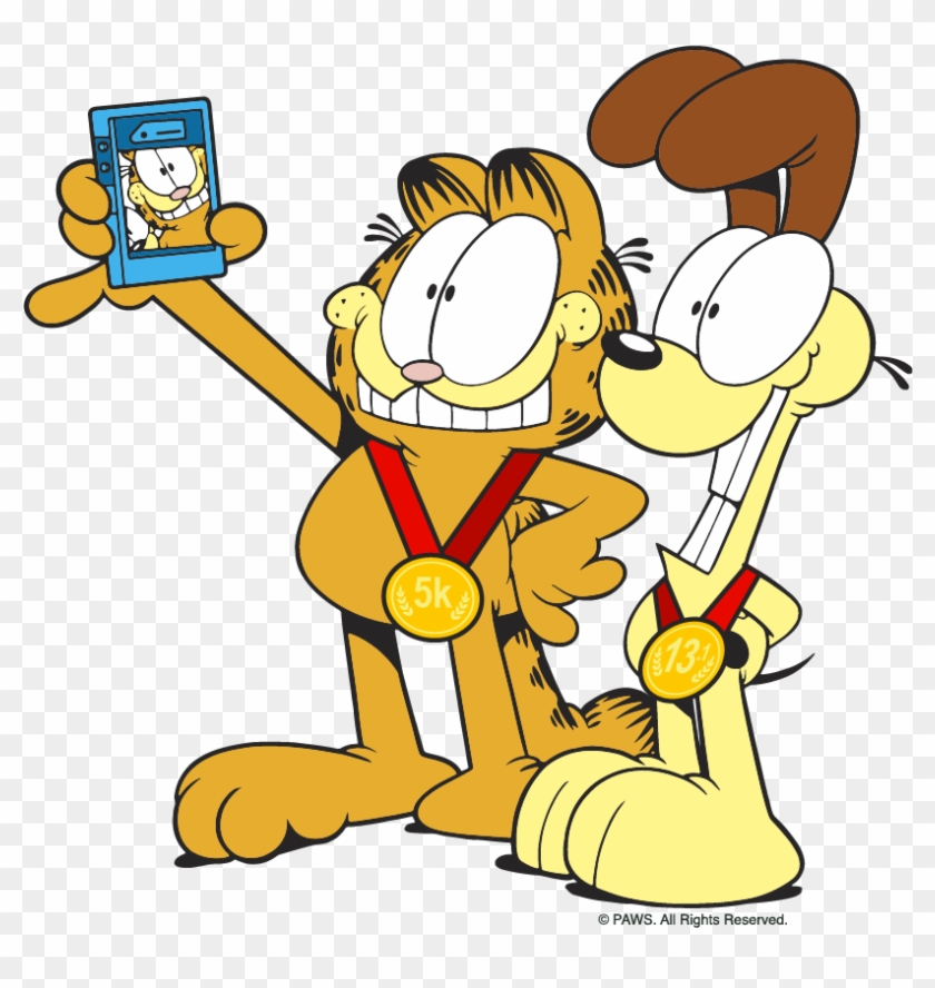 Garfield And Odie Selfie #649805