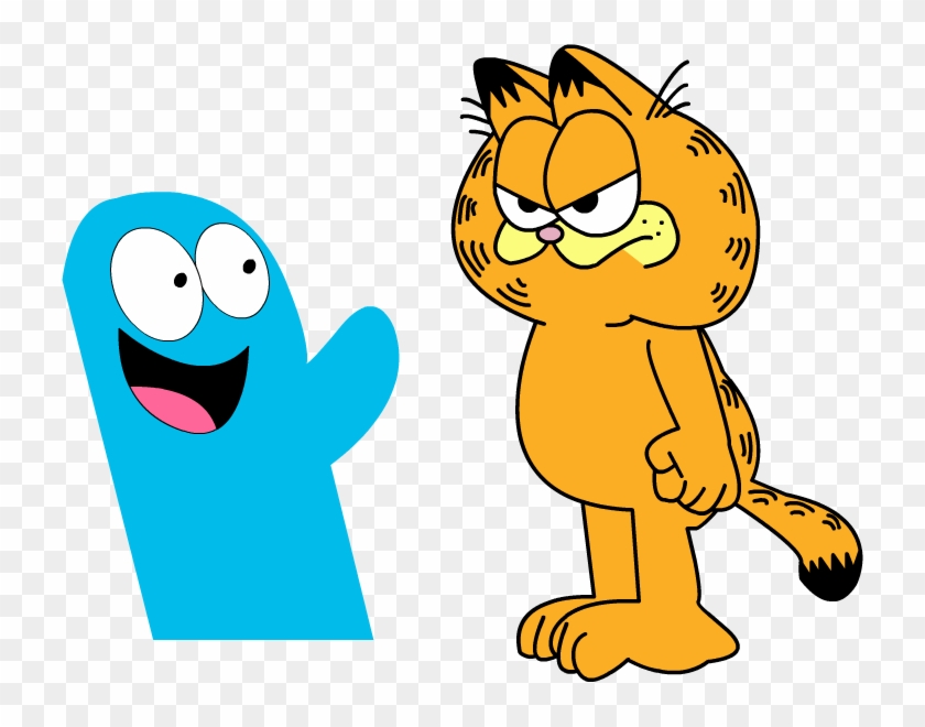 Bloo And Garfield By Theiransonic - Cartoon #649813