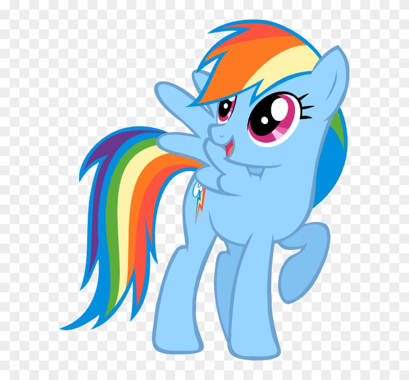 Fanmade Rainbow Dash Vector - My Little Pony Vector Png #649848