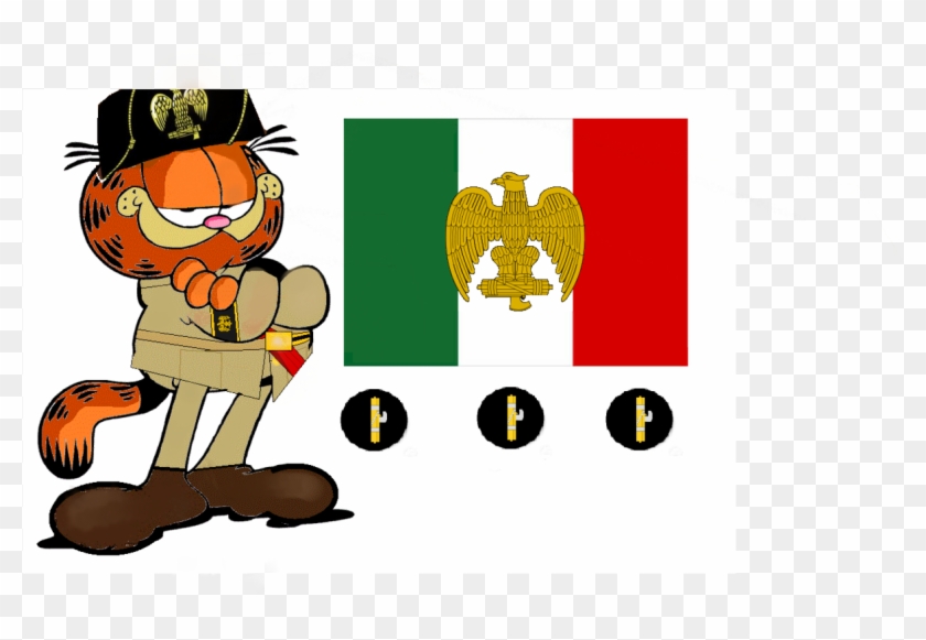 Garfield As Mussolini By Thedarkknight1996 Garfield - Fascist Garfield #649898