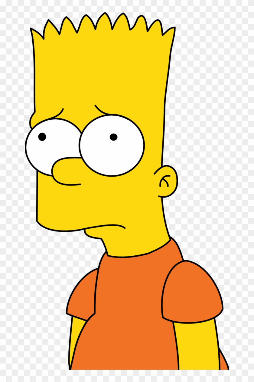 Bart Disappointed By Mighty355 - Bart Simpson Sad Png #649913