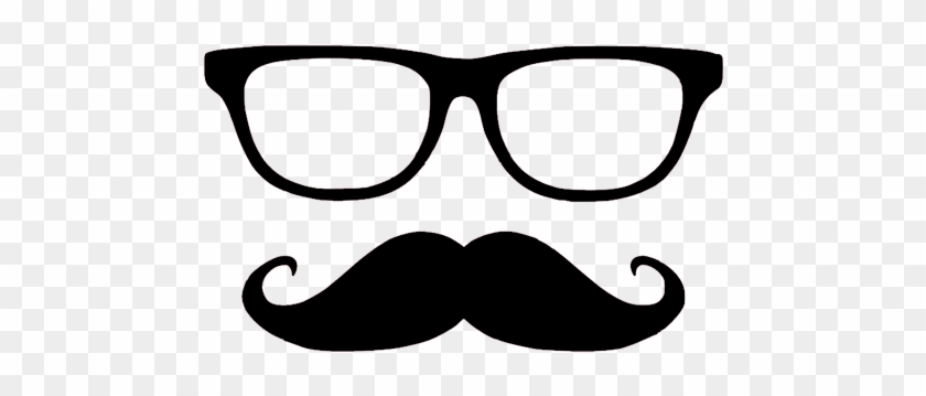 Mustache Glasses Vinyl Decal Sticker Thumbnail 2 Ljrqps - Mustache And Glasses Transparent #649920