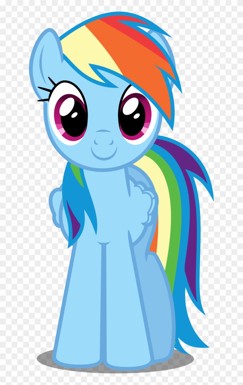 Vector - My Little Pony Rainbow Dash Front #649949