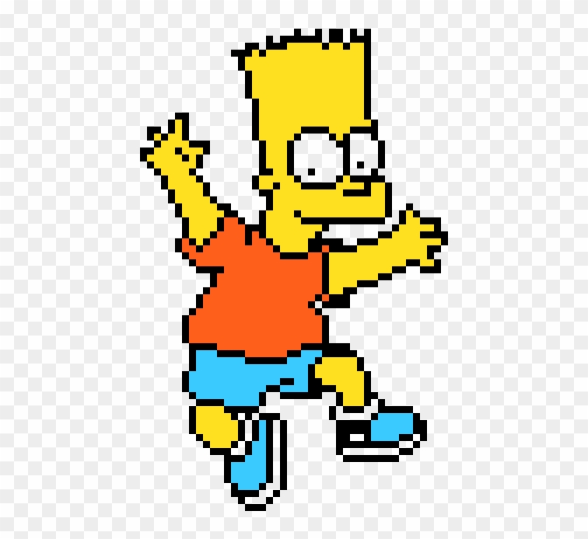 Bart Simpson - Bart Simpson Pixel Art #649962