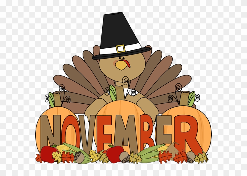 Thanksgiving Clipart School Year - November Fitness Challenge Group Names #649975