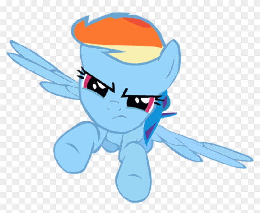 Image Image - Mlp Rainbow Dash Front #650001