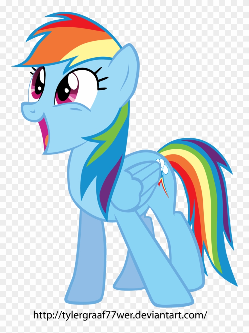 My First Pony Vector Rainbow Dash By Kartdasher - Mlp Fim Rainbow Dash #650050