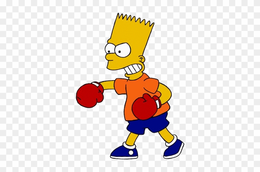 The Simpsons What Sport Do You Thin Bart Simpson Should - Bart Simpson Boxing #650058