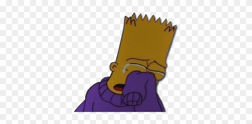 Glitterblunt - Crying Bart Simpson Png #650076