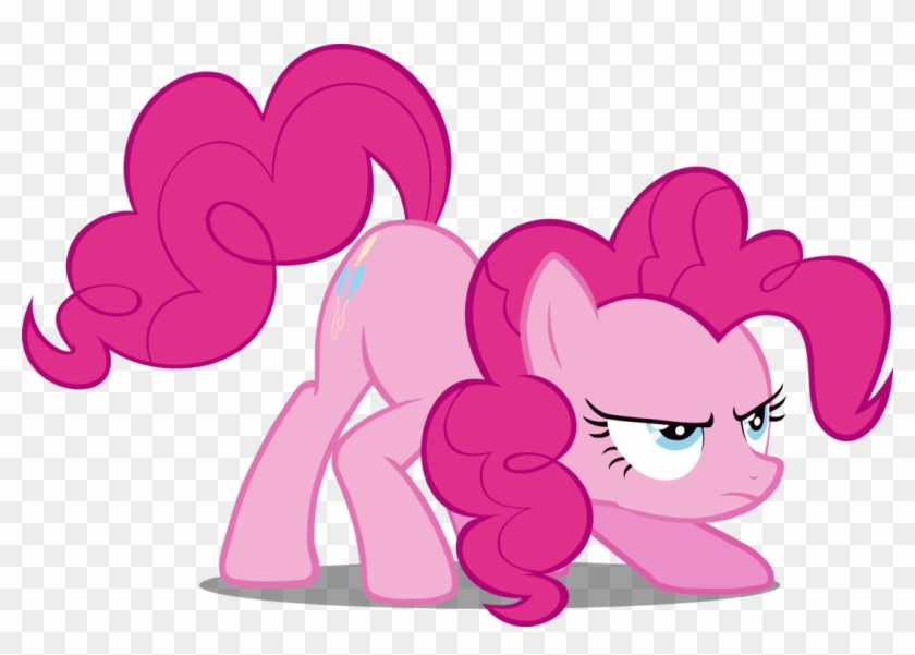 Pinkie Pie Crouched By Sairoch - Mlp Pinkie Pie Angry #650082