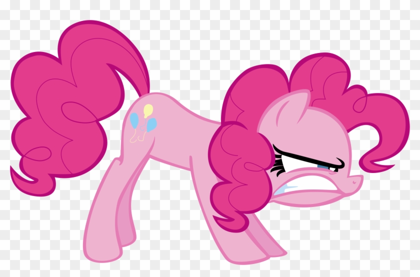 By Flutterflyraptor My Second Vector Of Pinkie Pie - Pinkie Pie Angry #650091