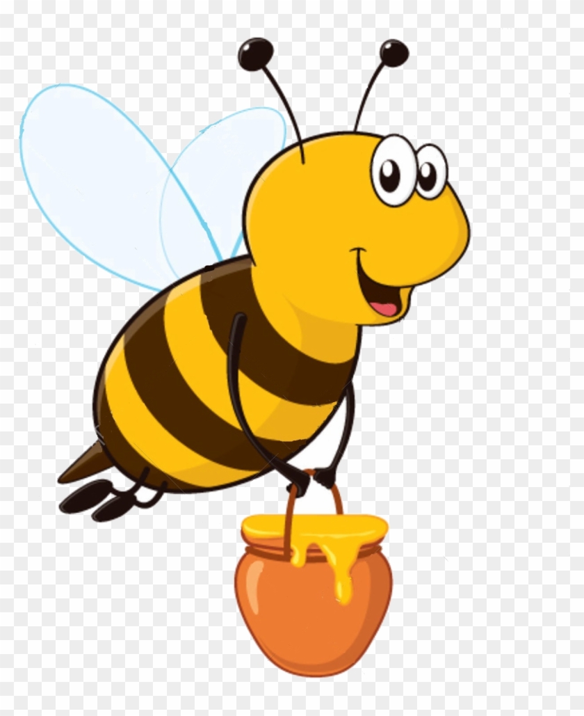 Happy - Honey Pot With Bee #650270