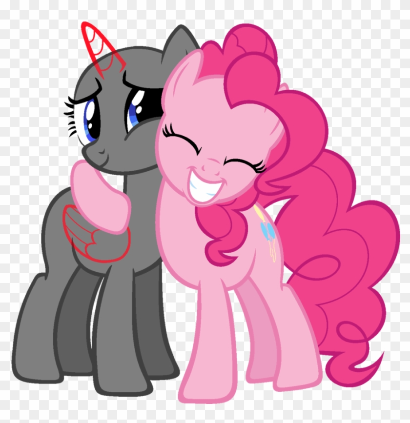 [free Base] Pinkie Hug By Venieatheelf - Mlp Base Pinkie Pie And Oc #650287