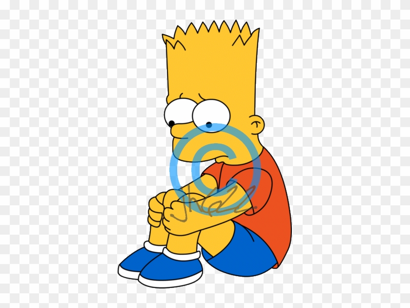 simpsons #sad #barthsimpson #breakheart #perfil #perfilphoto - Imagenes Sad  Para Perfil, HD Png Download , Transparent Png Image - PNGitem