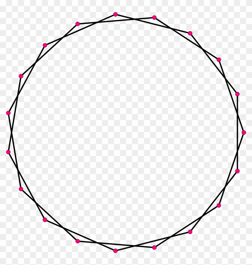 Open - Polygon With 19 Sides #650501