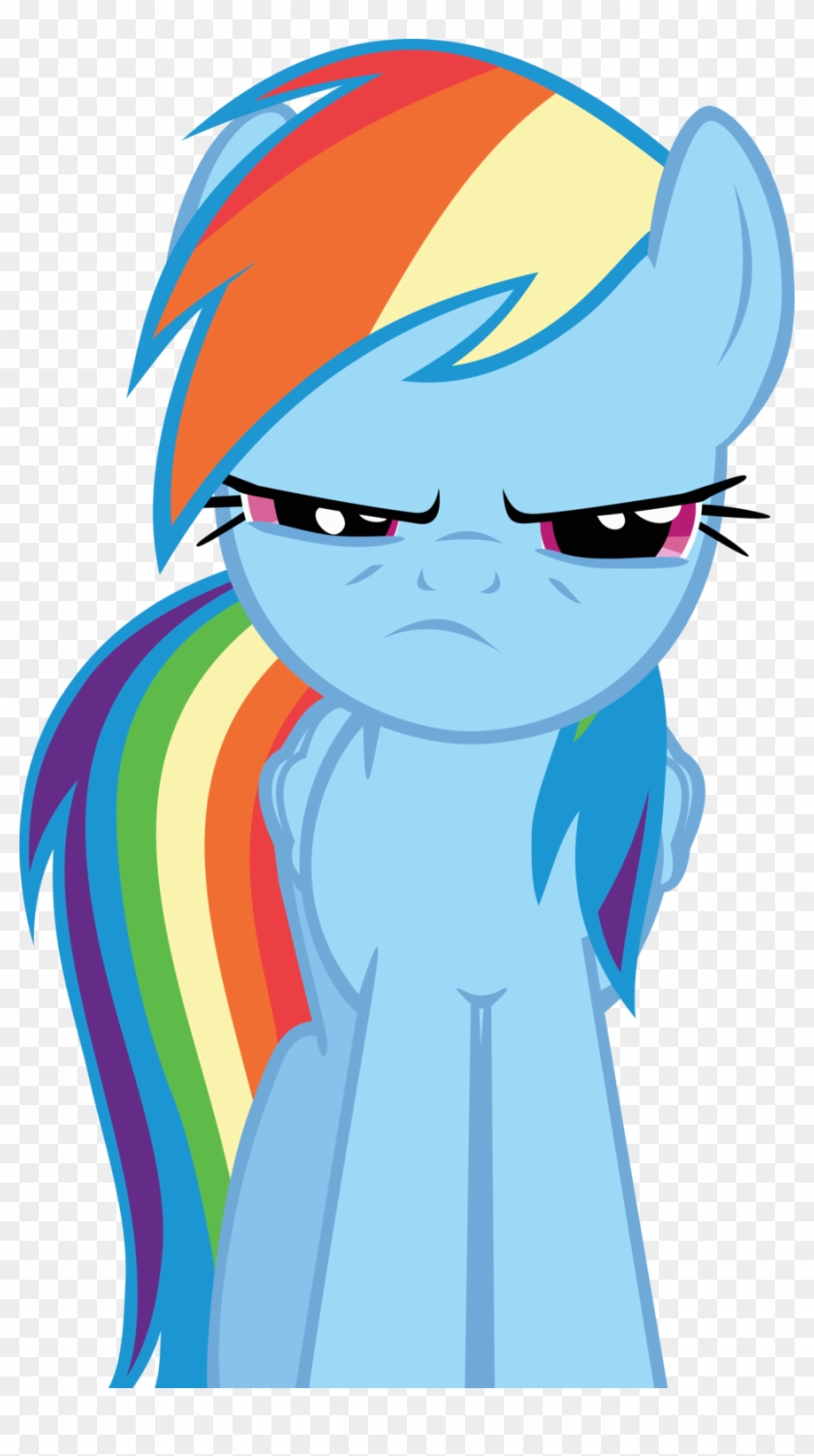 Rainbow Dash Is Not Amused By Fabulouspony - Rainbow Dash Animated Gif #650525