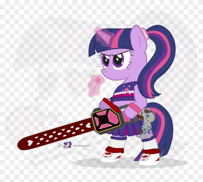 Lollipop Chainsaw Mare-ssacre I By Dm29 - My Little Pony Zombie Twilight Sparkle #650650