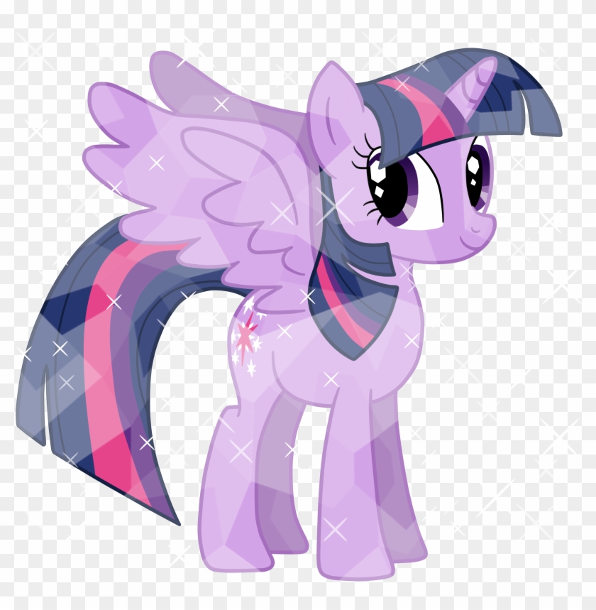 Alicorn Princess Twilight As Crystal Pony Vector - Můj Malý Pony Princezna Twilight #650693
