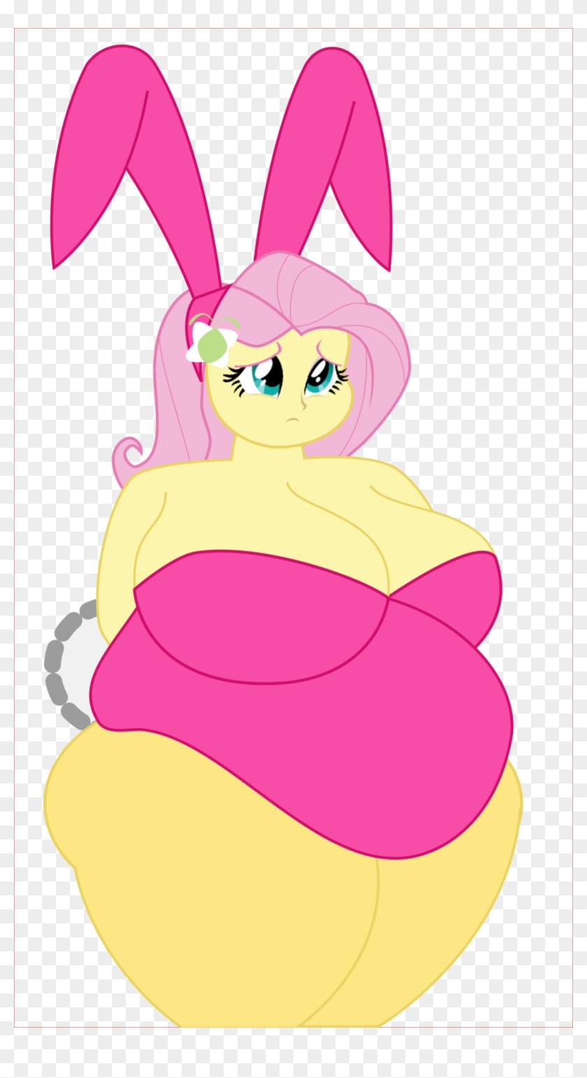 Chubby Bunny Fluttershy By Shitigal-artust - Chubby Bunny Deviantart #650732