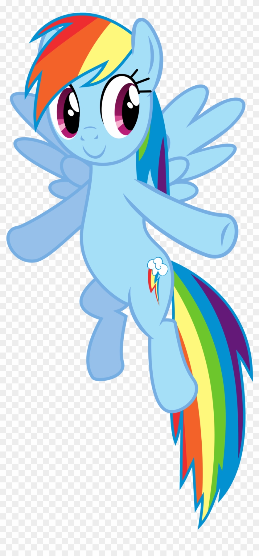 Awesome Flying Rainbow Dash Vector By Uxyd With My - Rainbow Dash Flying Png #650735