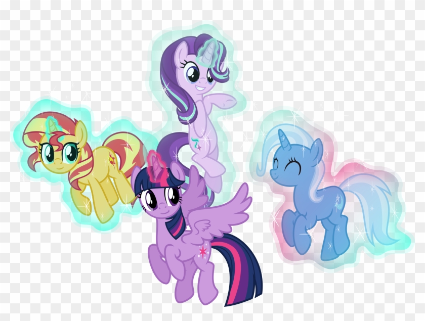 Osipush, Counterparts, Magical Quartet, Magic Aura, - Mlp Starlight Flying #650831