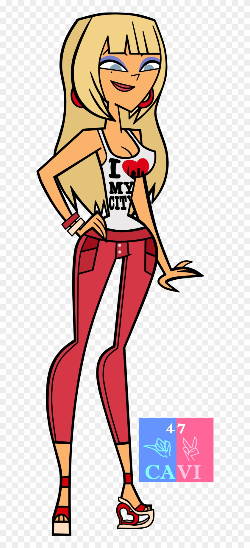 Adelaide The New York Love Girl By Cavi47-d4j90lc - Total Drama Fan Art Characters #650876