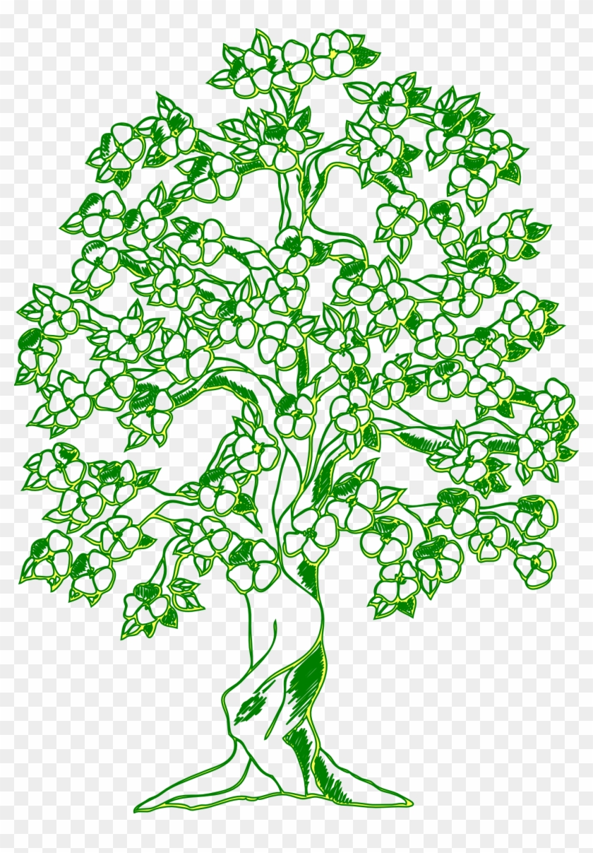 Coloring Book Tree Wall Decal Child - Coloring Book Tree Wall Decal Child #650966