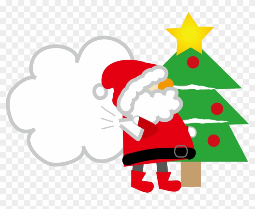 クリスマスツリーとサンタクロースのイラスト 9 クリスマス イラスト Free Transparent Png Clipart Images Download