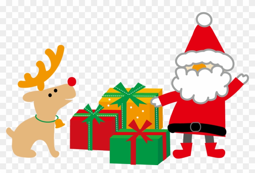 サンタクロースのクリスマスプレゼントのイラスト 印刷用ダウンロード1 クリスマス イラスト Free Transparent Png Clipart Images Download