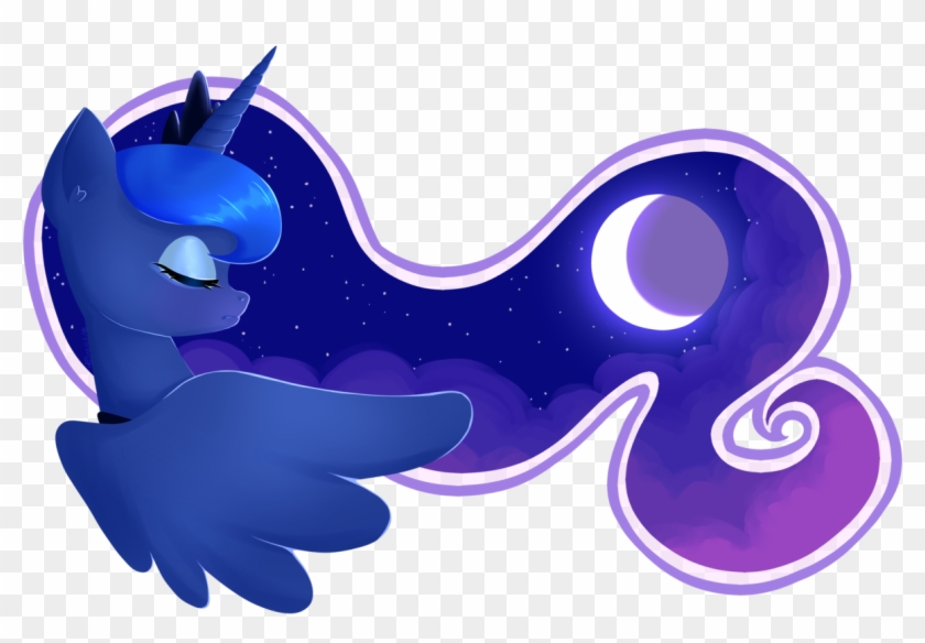 Alicorn Cloud Eyes Closed Eyeshadow Makeup Mane Moon - Cartoon #651019