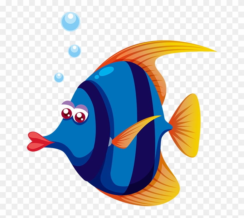 Tubes Poissons - Animales Marinos Animados Peces - Free Transparent PNG  Clipart Images Download
