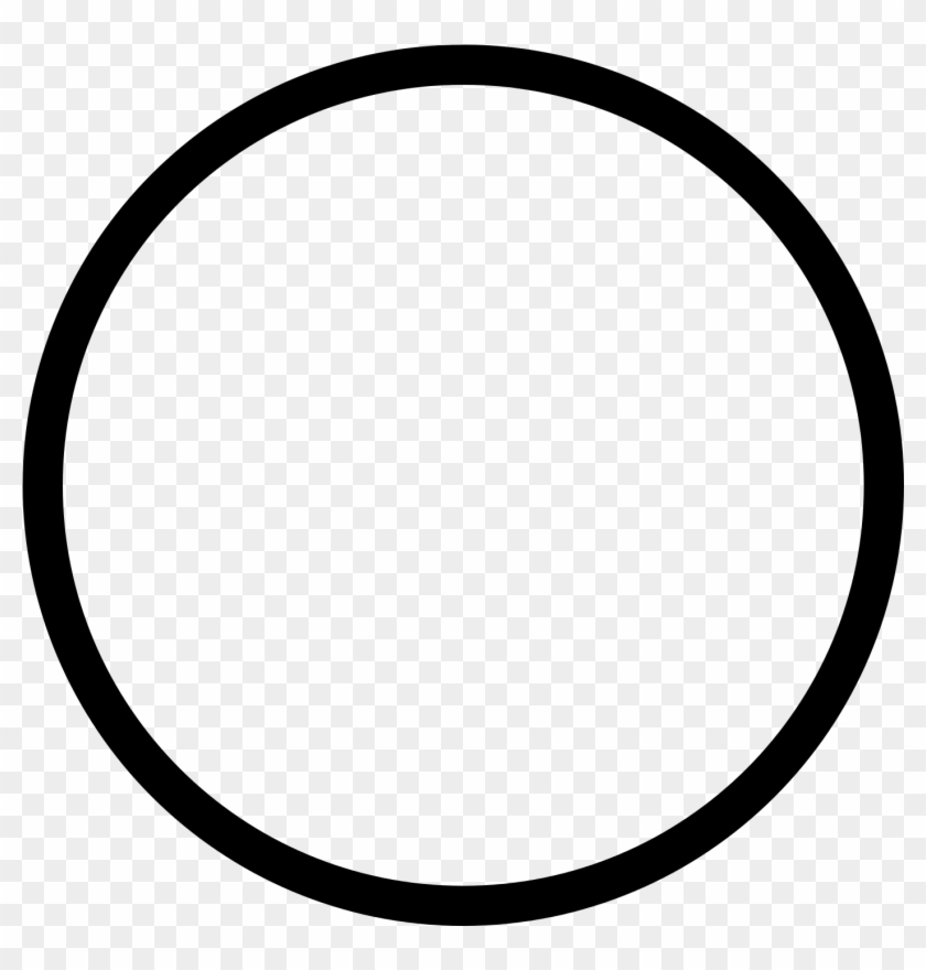 Black Circle Clipart File - Hip Ring #651065