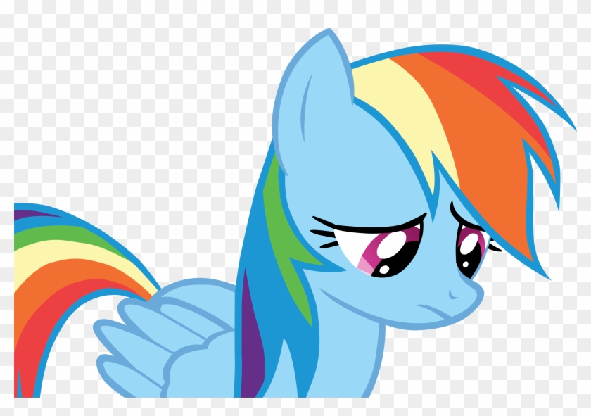 Sad Rainbow Dash Is Sad By Dabuxian - Mlp Rainbow Dash Triste #651120