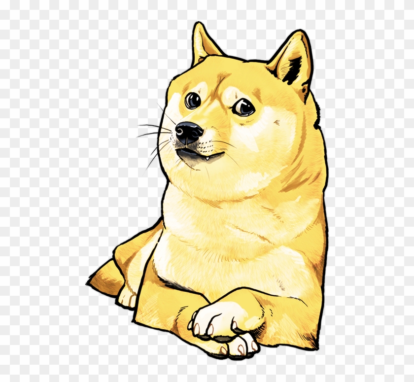 Vintage Clipart Of Such Doge By Ghostfire - Png Doge #651116