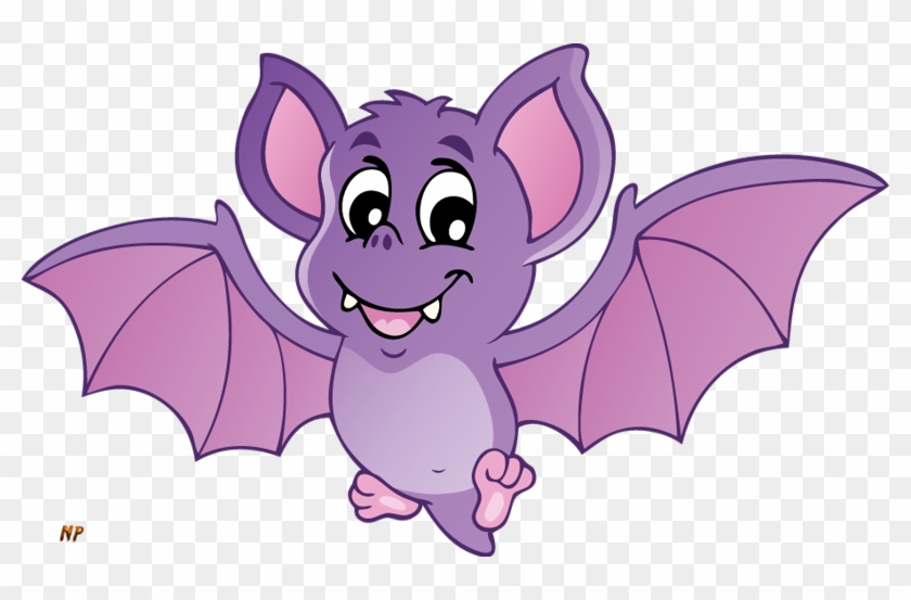 Bat Cartoon Drawing - Desenho De Um Morcego Colorido #651156