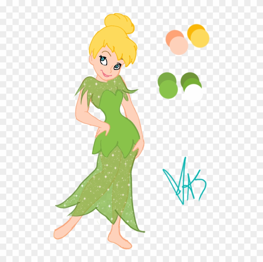 Tinkerbell Dress By Xoxoaia - Cartoon #651252