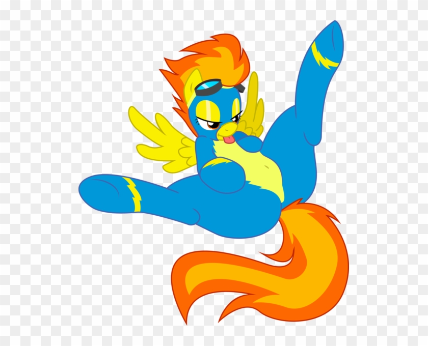 Rainbow Dash Pony Yellow Cartoon Vertebrate Fictional - Spitfire My Little Pony #651262