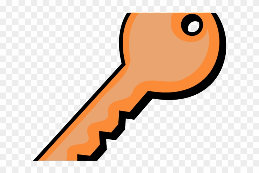 Key Clipart Orange - Key Clip Art #651285