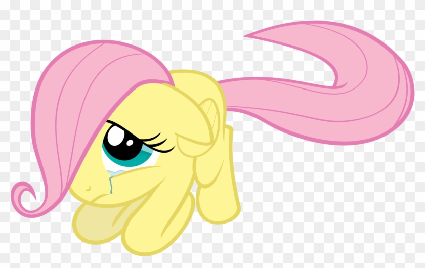 Filly Fluttershy Feels Humiliated By The Well Man - Fluttershy Filly Base Mlp #651320