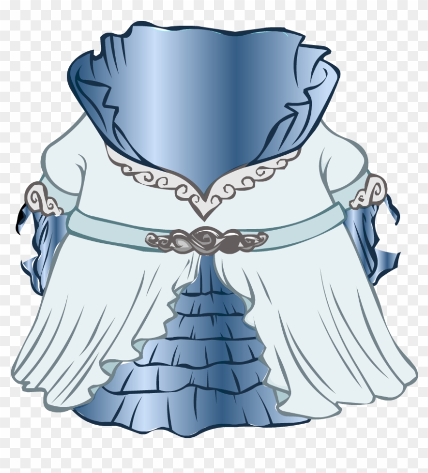 Snow Queen Robe - Club Penguin Vestidos #651367