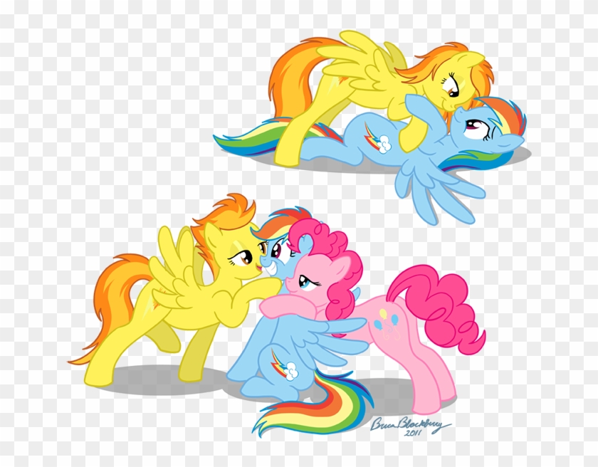 Why Is It That When Spitfire Is Vectorised She Always - Rainbow Dash X Spitfire #651419