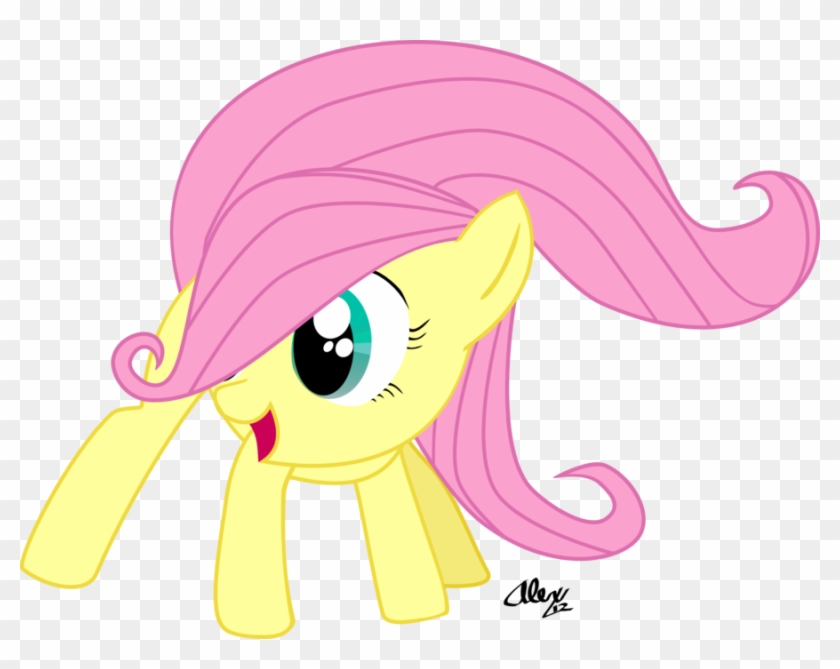 Fluttershy Filly By Alaxandir - Fluttershy Filly #651458