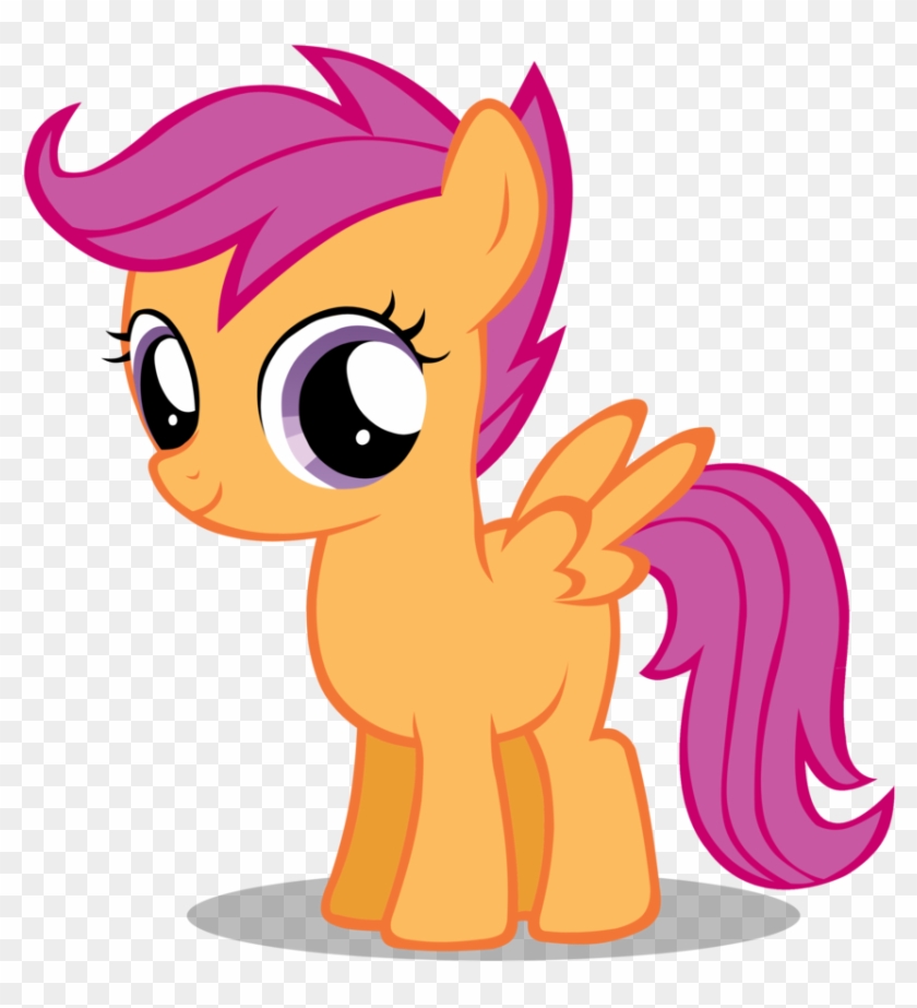 Scootaloo Stylized Filly By Nerve-gas - Dibujos De Little Mix #651464