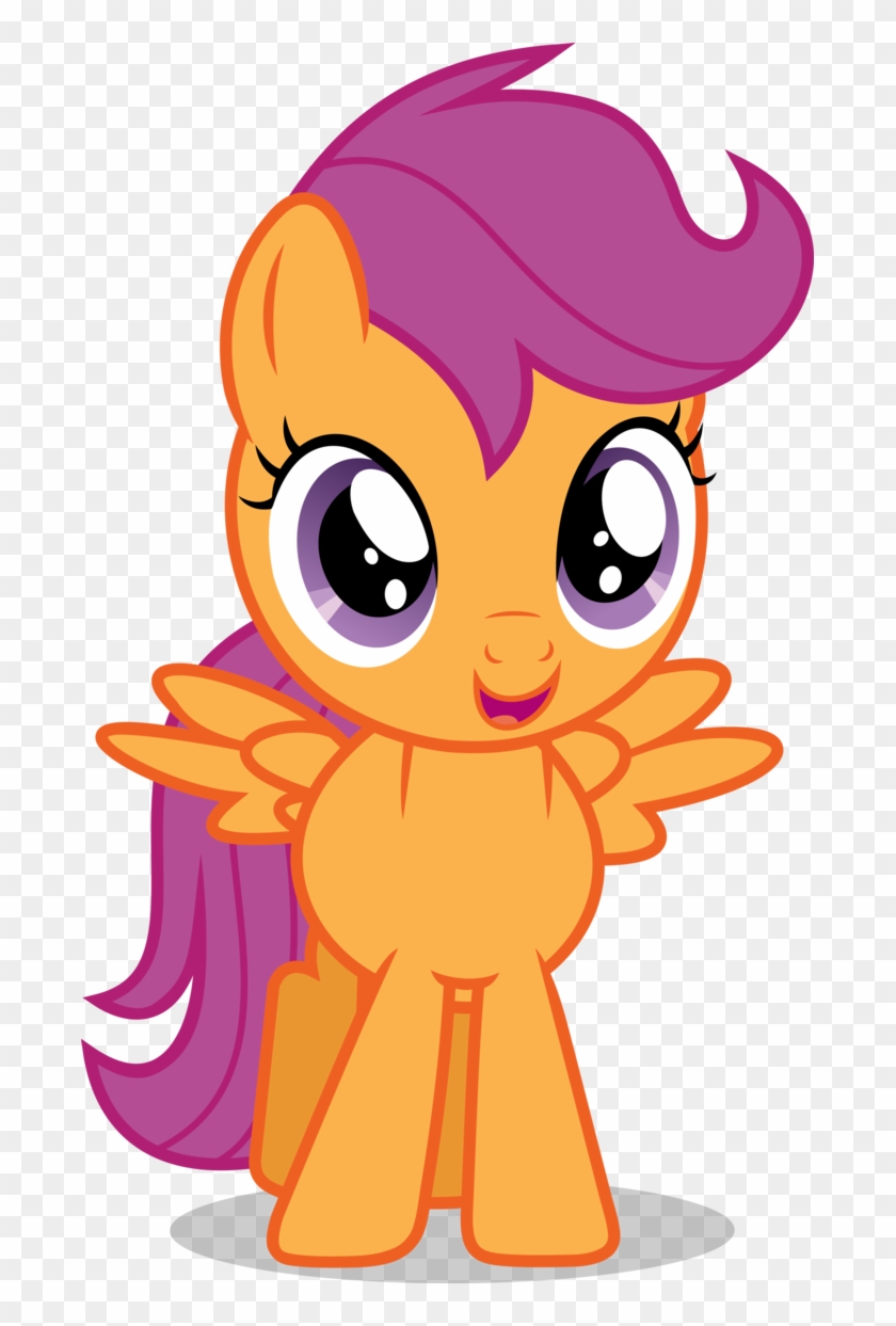 Mlp Fim Filly Scootloo Vector By Luckreza8 - Mlp Filly Vector #651604