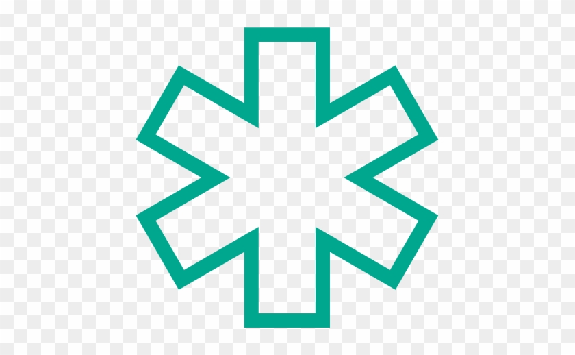 Urgent Care, In Your Neighborhood - Star Of Life With Ecg #651617