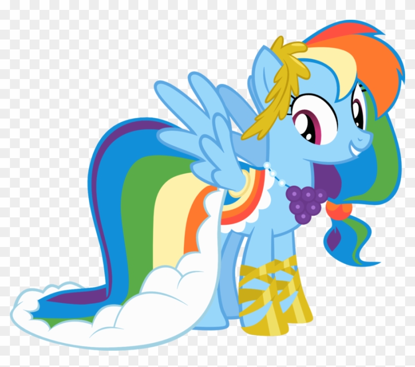 Rainbow Dash Gala Dress- Vector By Ponycandance - Mlp Rainbow Dash And Soarin #651800