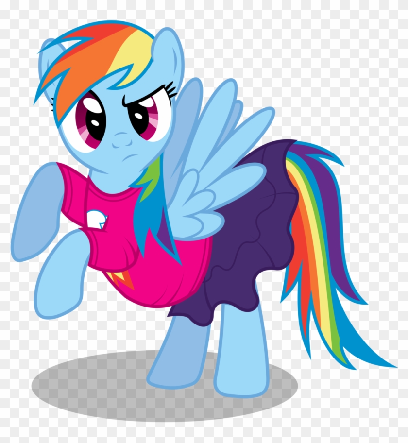 Rainbow Dash Always Dresses In Style By Masemj - Rainbow Dash Always Dresses In Style By Masemj #651822